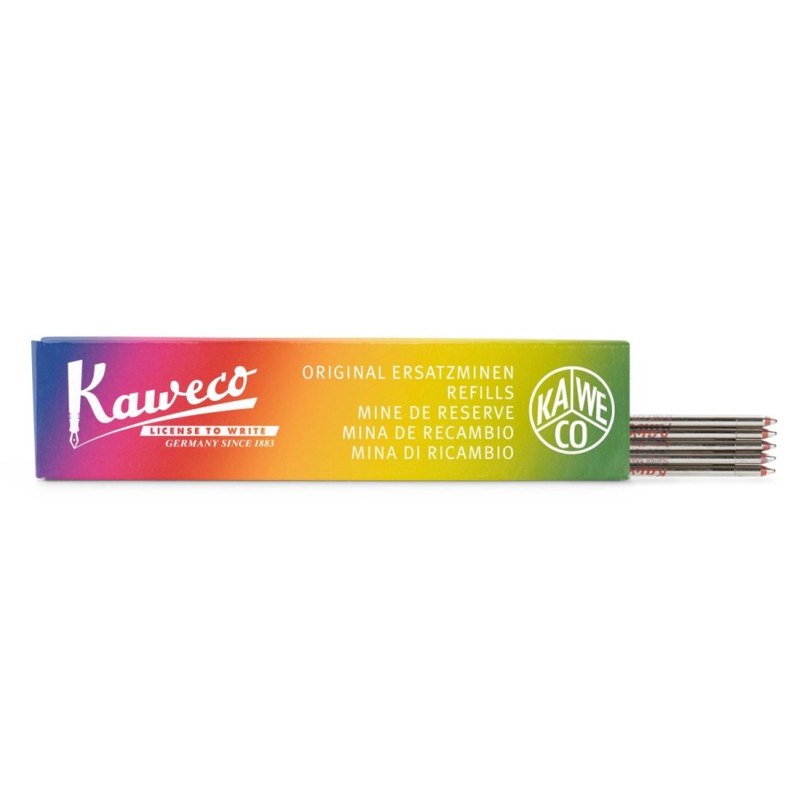 Zubehor Kaweco | Kaweco D1 Kugelschreibermine Rot 1,0 Mm - 5 Stk