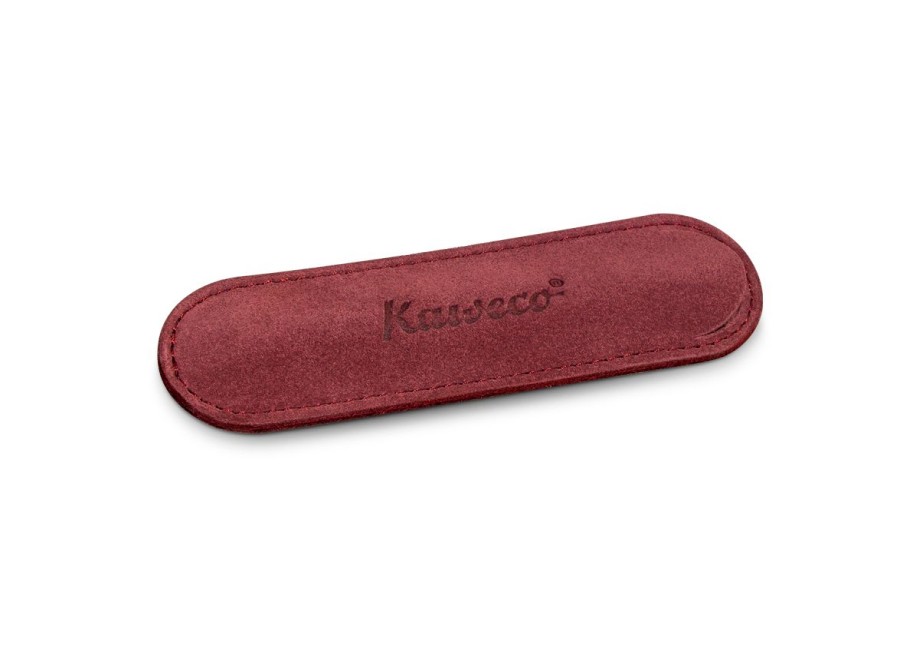 Zubehor Kaweco | Kaweco Eco 1Er Etui Velours Bordeaux Fur Sport