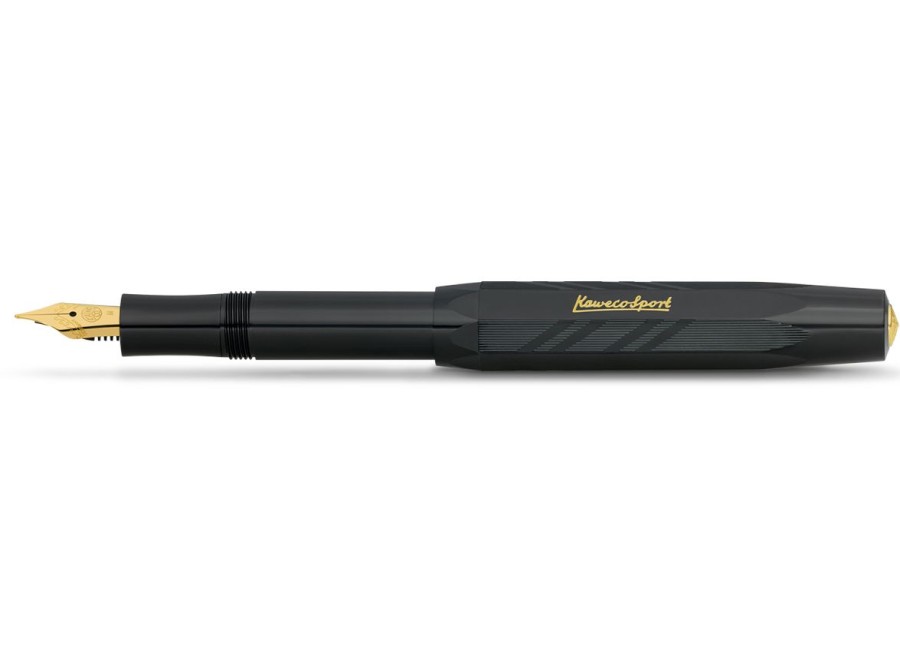 Stift Kaweco | Kaweco Classic Sport Guilloche Fullhalter Black