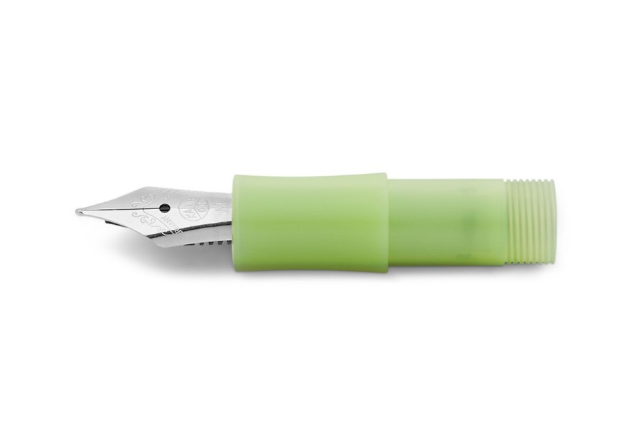 Zubehor Kaweco | Kaweco Frosted Sport Mundstuck Fine Lime Mit Stahlfeder