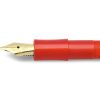 Zubehor Kaweco | Kaweco Classic Sport Mundstuck Red Mit Vergoldeter Stahlfeder