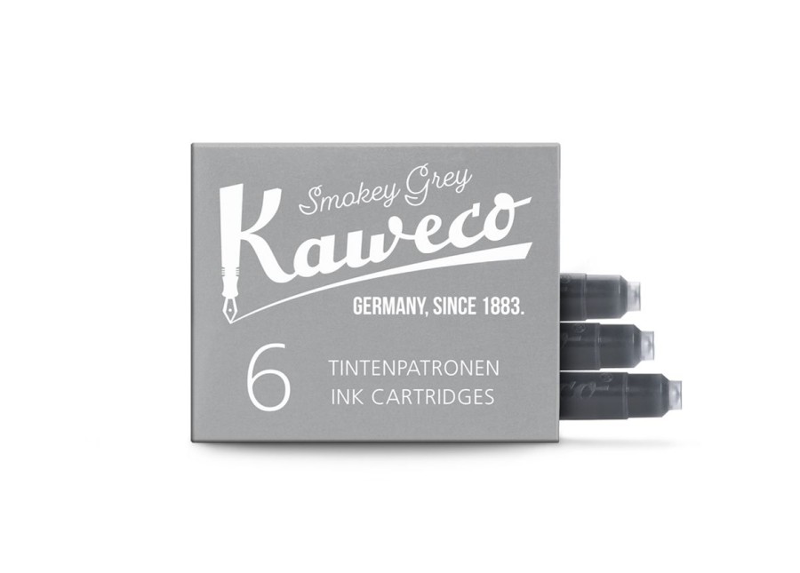 Zubehor Kaweco | Kaweco Tintenpatronen Rauchgrau 6-Pack