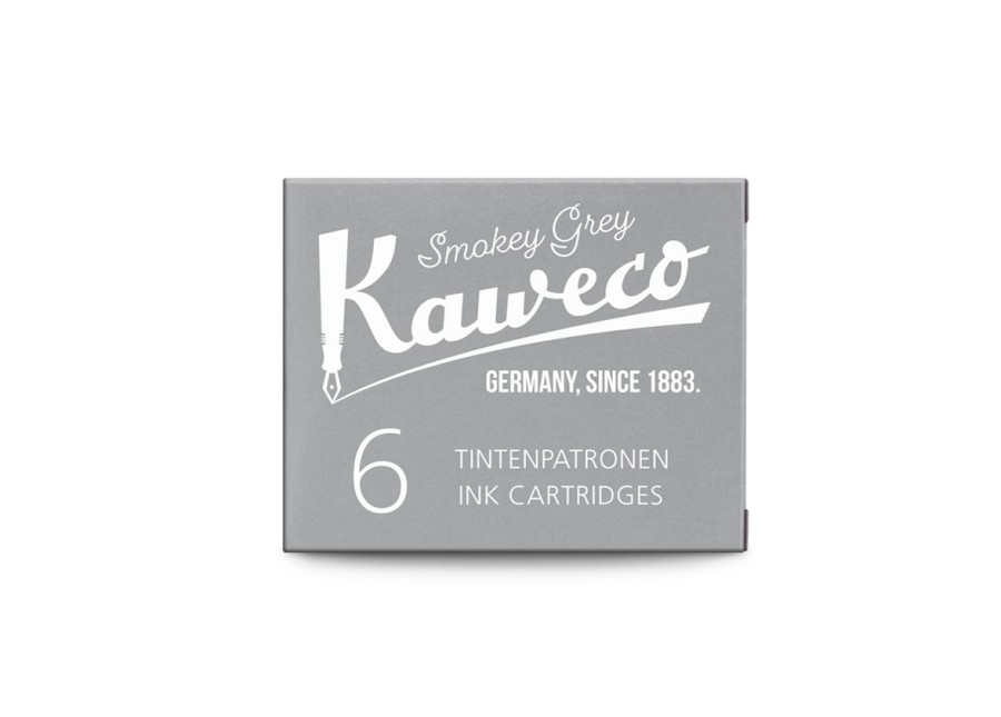 Zubehor Kaweco | Kaweco Tintenpatronen Rauchgrau 6-Pack