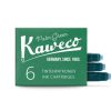 Zubehor Kaweco | Kaweco Tintenpatronen Palmengrun 6-Pack