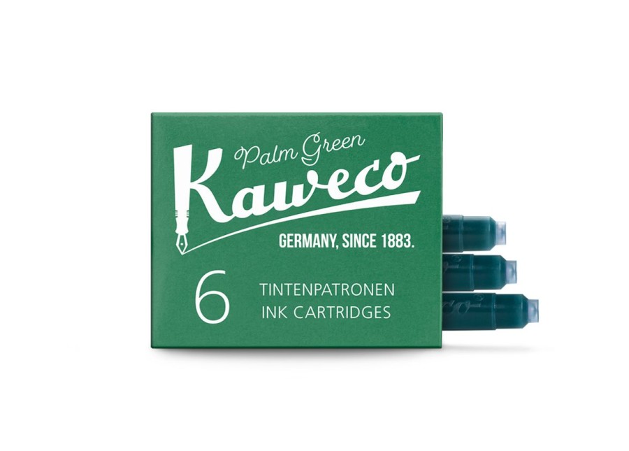 Zubehor Kaweco | Kaweco Tintenpatronen Palmengrun 6-Pack