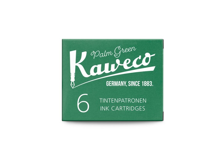 Zubehor Kaweco | Kaweco Tintenpatronen Palmengrun 6-Pack