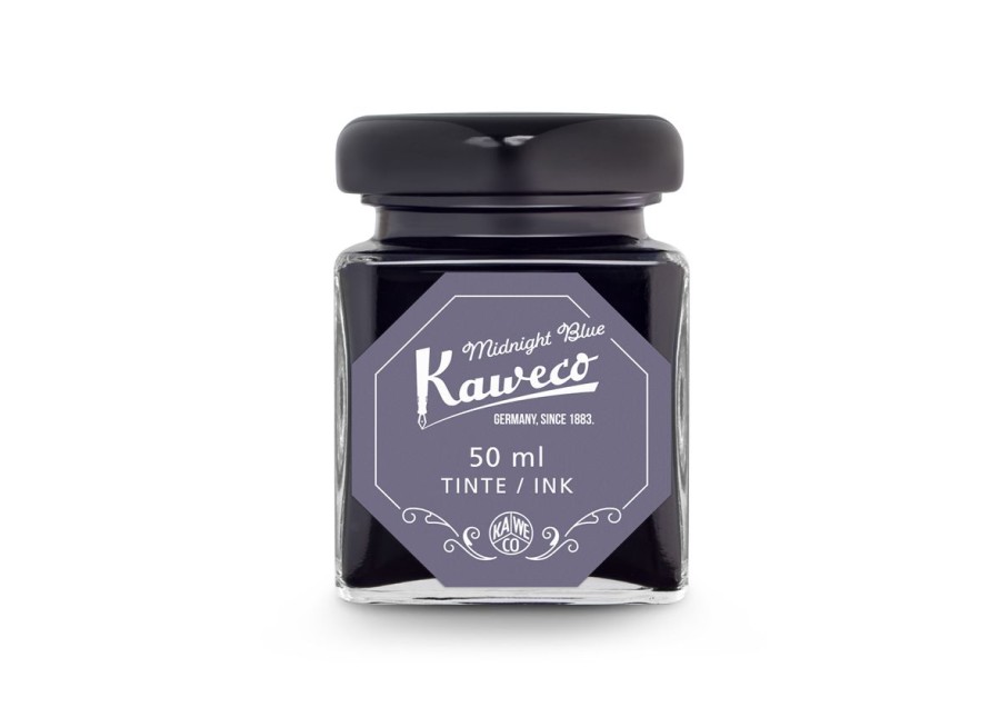 Zubehor Kaweco | Kaweco Tintenglas Mitternachtsblau 50 Ml