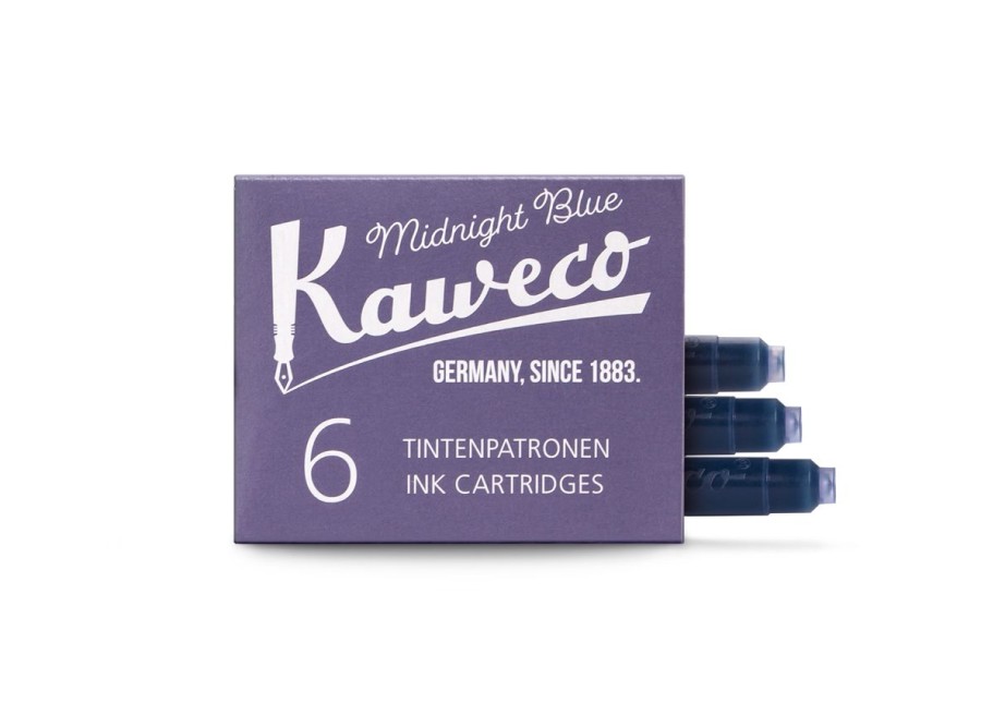 Zubehor Kaweco | Kaweco Tintenpatronen Mitternachtsblau 6-Pack