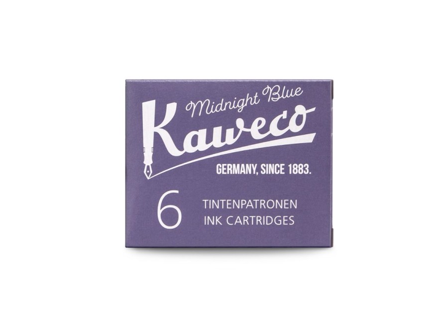 Zubehor Kaweco | Kaweco Tintenpatronen Mitternachtsblau 6-Pack