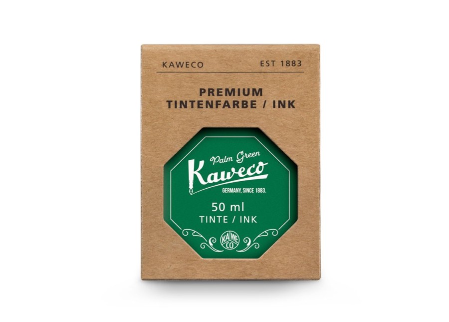 Zubehor Kaweco | Kaweco Tintenglas Palmengrun 50 Ml