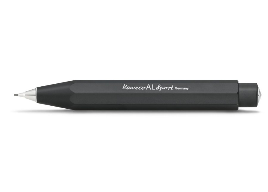 Stift Kaweco | Kaweco Al Sport Druckbleistift 0.7 Mm Black