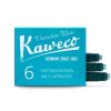 Zubehor Kaweco | Kaweco Tintenpatronen Paradiesblau 6-Pack