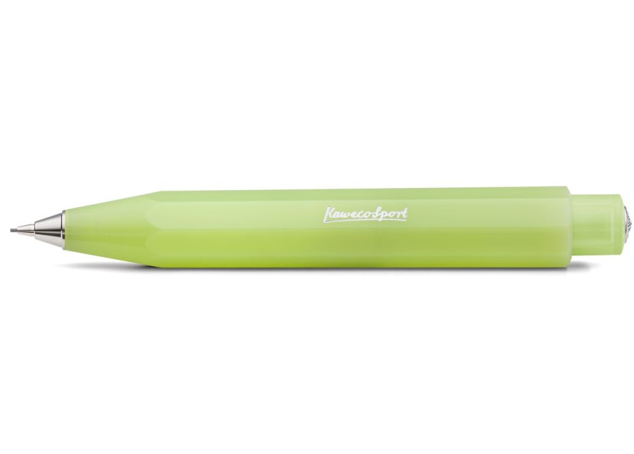 Stift Kaweco | Kaweco Frosted Sport Druckbleistift Fine Lime 0.7 Mm