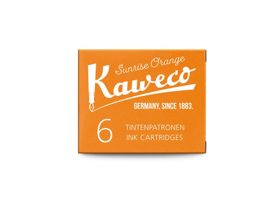 Zubehor Kaweco | Kaweco Tintenpatronen Sonnenorange 6-Pack