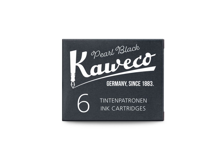 Zubehor Kaweco | Kaweco Tintenpatronen Perlenschwarz 6-Pack